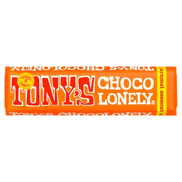 Tony's Chocolonely Chocoladereep Melk karamel zeezout