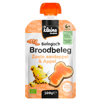 Bio broodbeleg zoete aardappel 6+