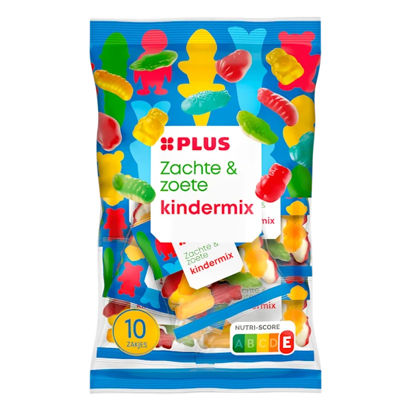 PLUS Zacht en zoete uitdeelmix 10 zakjes