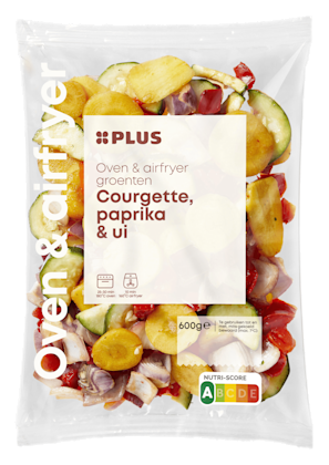 Oven en Airfryer groenten courg paprik