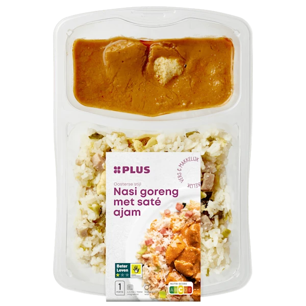 PLUS Nasi Goreng met Saté Ajam