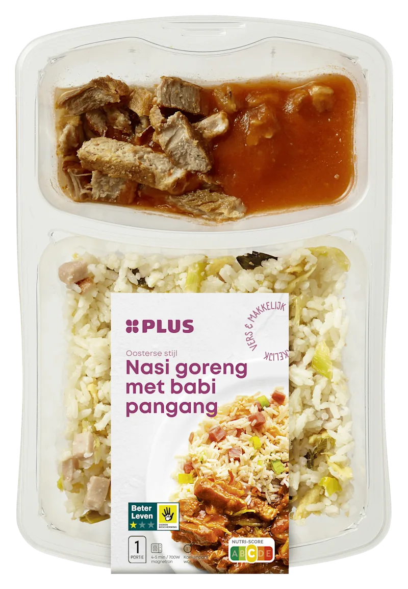 PLUS Nasi Goreng met Babi Pangang