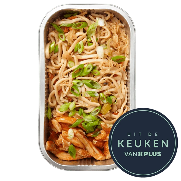 Uit de keuken van PLUS Bami met ajam pangang