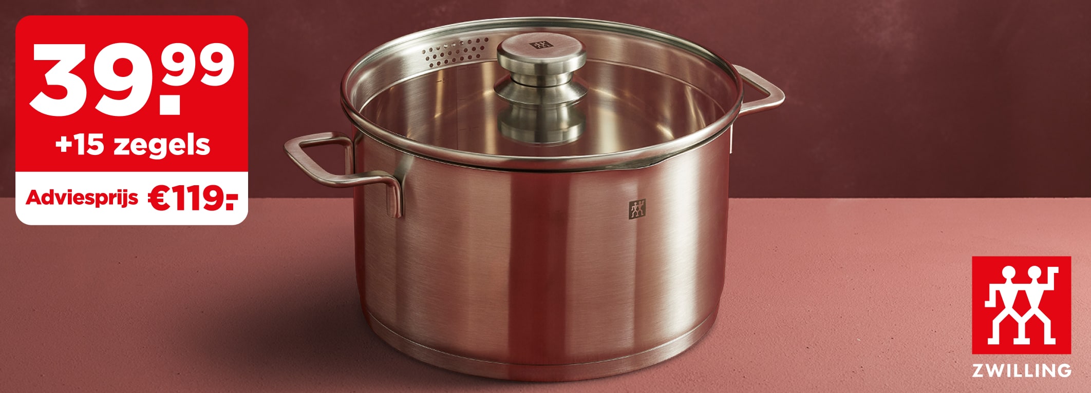 Kookpan 24 cm van ZWILLING.