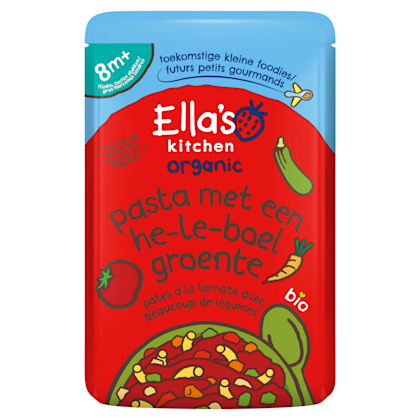 Pasta groente 8+