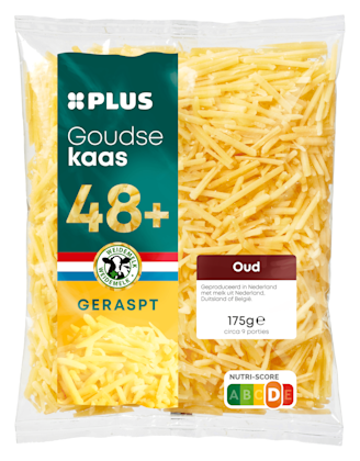 Goudse geraspte kaas oud 48+