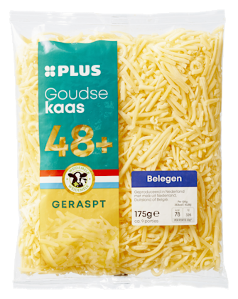 Goudse geraspte kaas belegen 48+