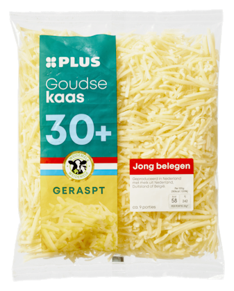 Goudse geraspte kaas jong belegen 30+