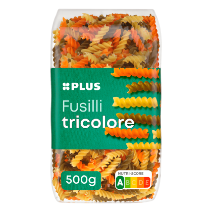 Fusilli tricolore