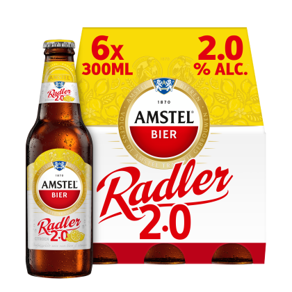 Radler citroen bier fles