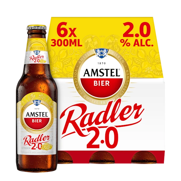 Amstel Radler citroen bier fles