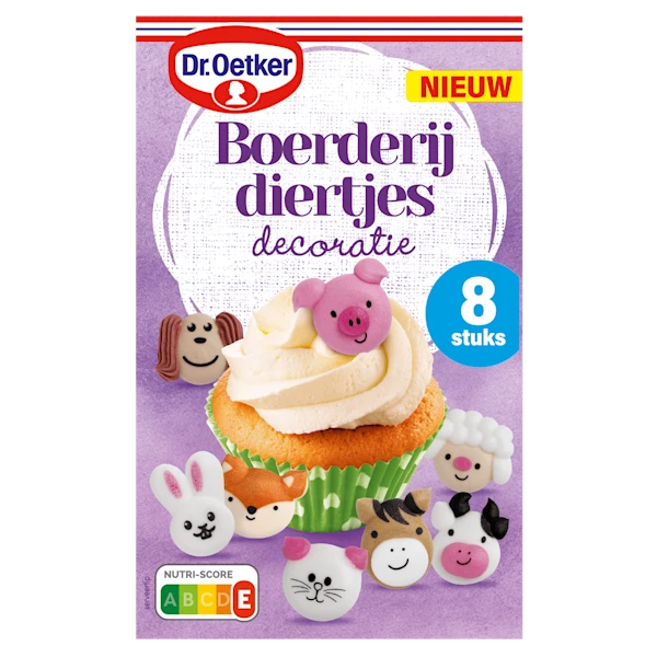 Dr. Oetker Boerderijdiertjes decoratie