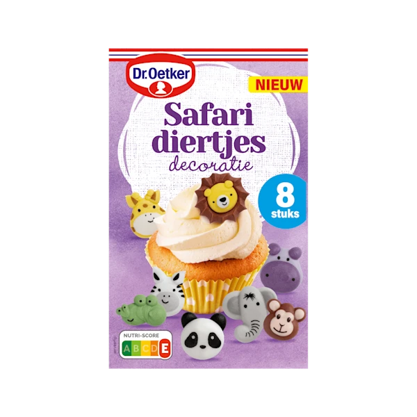Dr. Oetker Safari diertjes decoratie