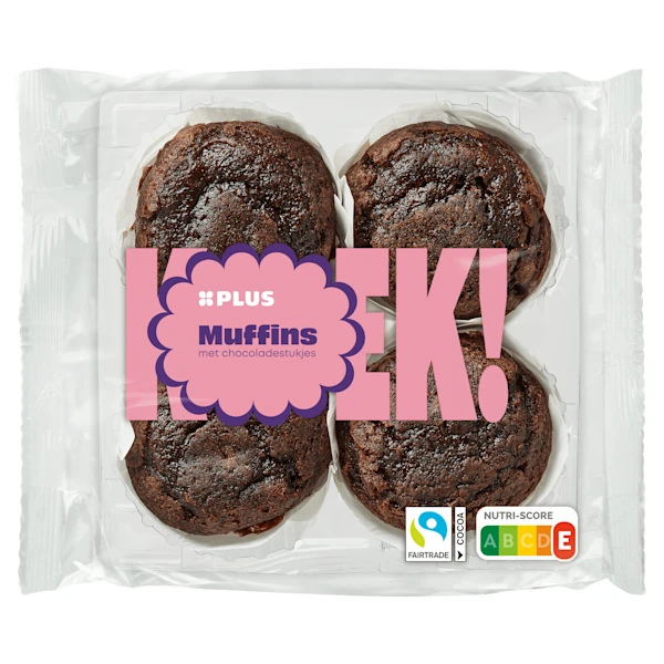 PLUS Muffins choco Fairtrade