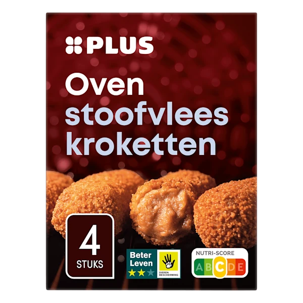 PLUS Oven stoofvlees kroketten