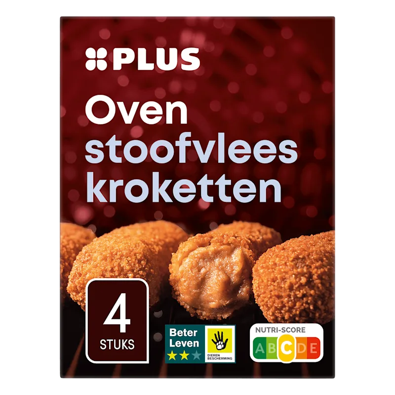 PLUS Oven stoofvlees kroketten