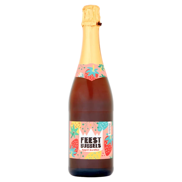 Bubbels Feest bubbels appel aardbei