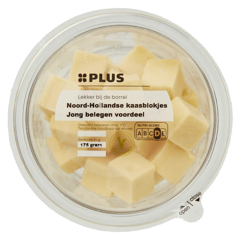 PLUS N-Holl Kaasblokjes J-Belegen