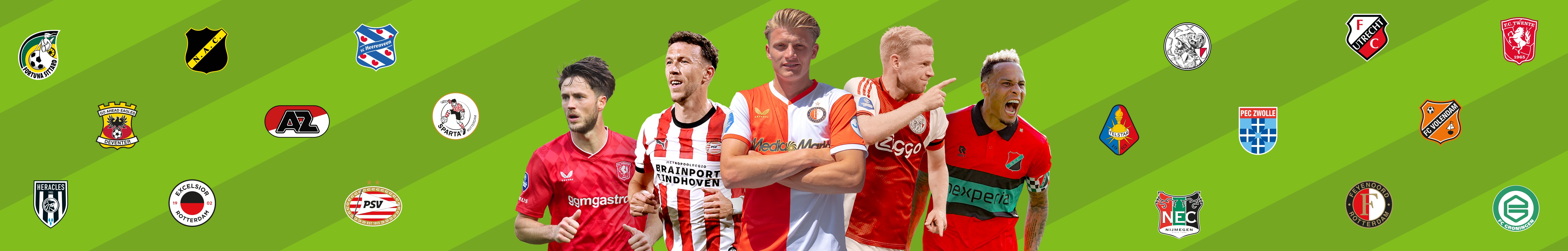 Voetbalspelers uit de campagne van Voetbalplaatjes.