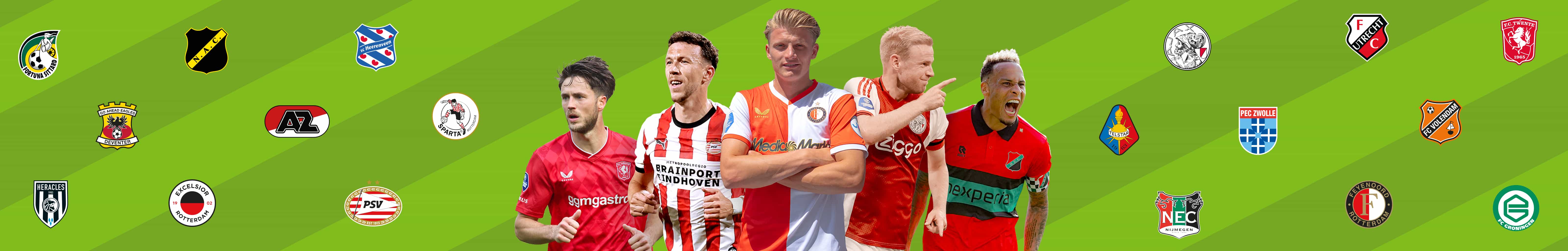 Voetbalspelers uit de campagne van Voetbalplaatjes.