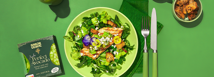 Salade met Sabor Verde Chunks Perfect Avocado.