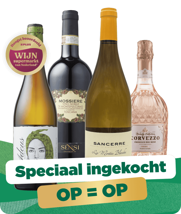 Wijnen uit de Wijnsale van PLUS.