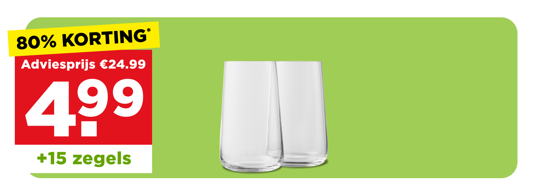 Kristalglas longdrink glas