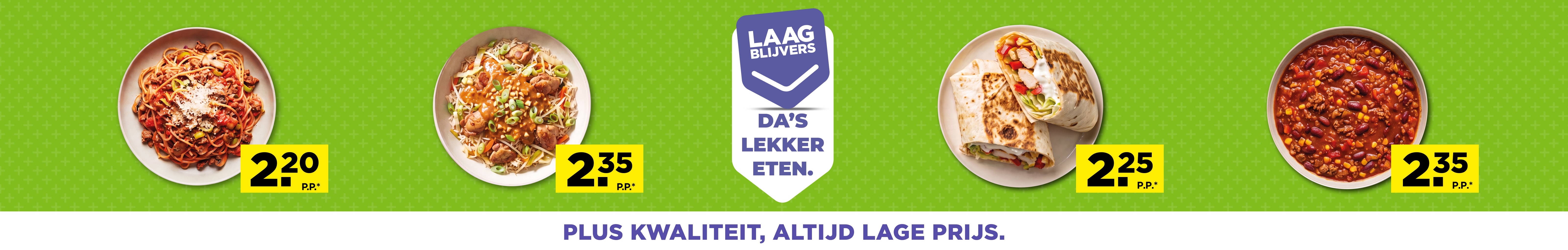 Laagblijvers producten