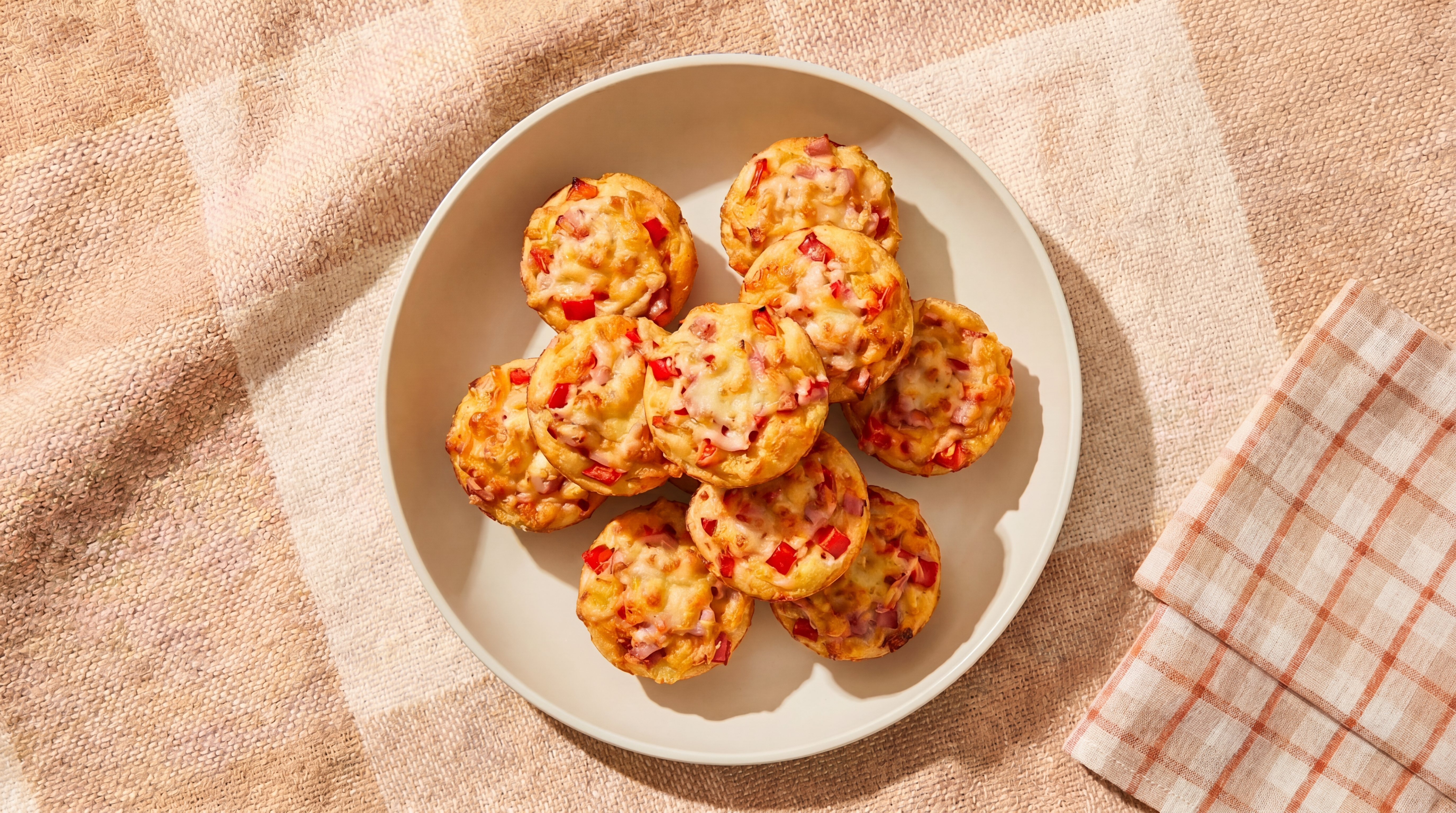 Hartige pizzamuffins