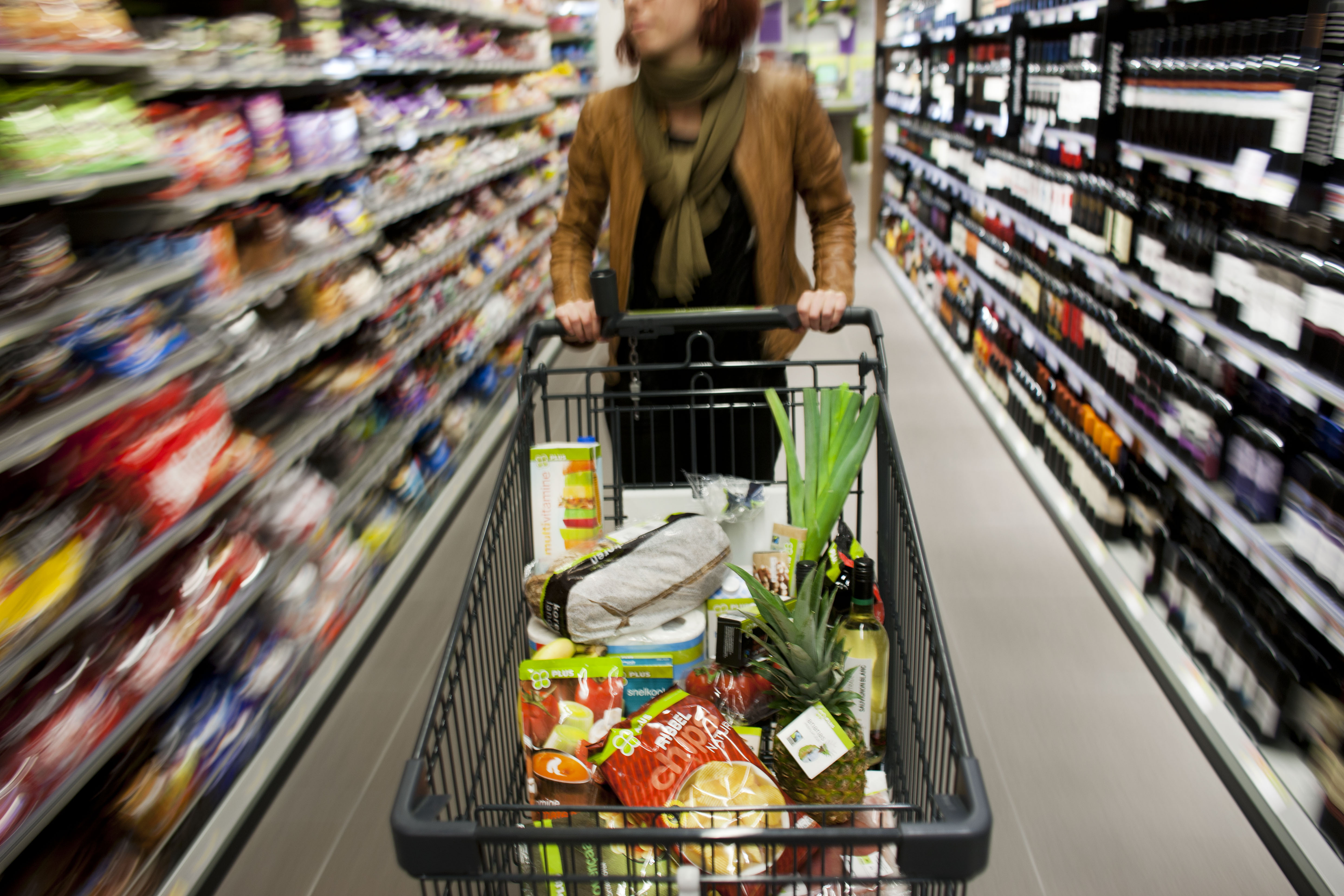 Boodschappenkar winkel 