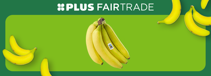 PLUS Fairtrade bananen