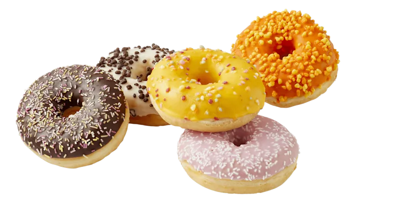 PLUS Gedecoreerde donuts Fairtrade cacao