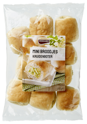 Mini broodjes kruidenboter
