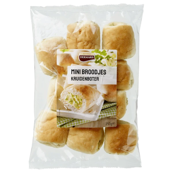 Dermaris Mini broodjes kruidenboter