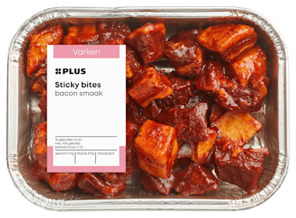 Sticky bites bacon smaak - PLUS