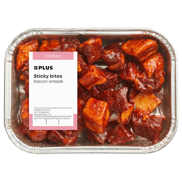 PLUS Boerentrots Sticky bites bacon smaak