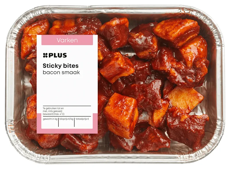 PLUS Boerentrots Sticky bites bacon smaak