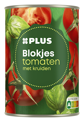 Tomatenblokjes met kruiden