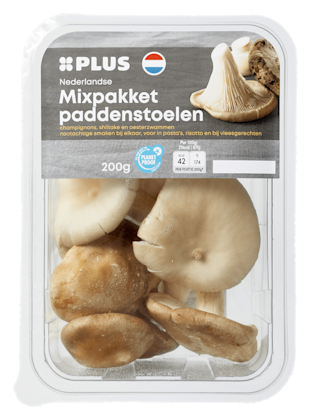 Paddenstoelenmix v Oosterse gerechten