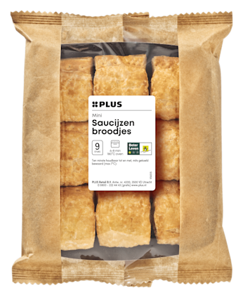 PLUS Saucijzenbroodjes mini