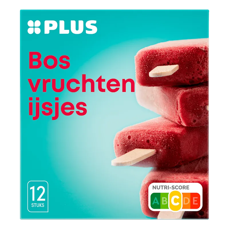 PLUS Bosvruchten ijsjes