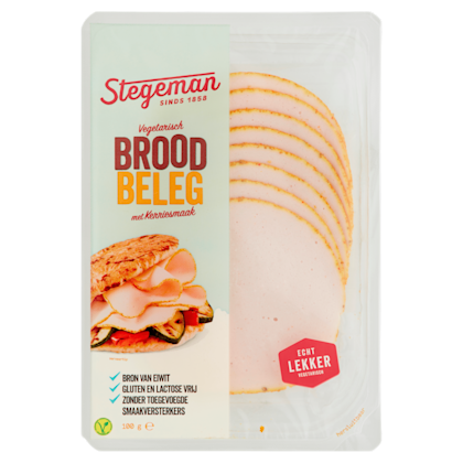 Vegetarische plakjes kerrie