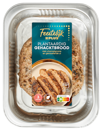 Plantaardig gehacktbrood padd