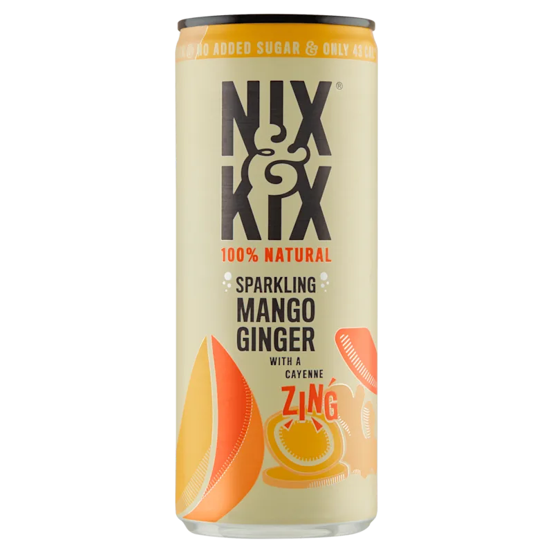 Nix & Kix Sparkling mango ginger