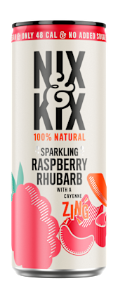 Sparkling raspberry rhubarb