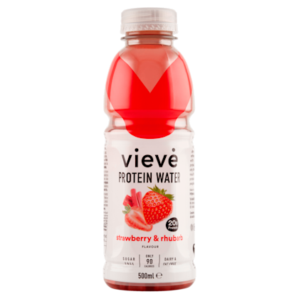 Protein water strawberry rhubarb