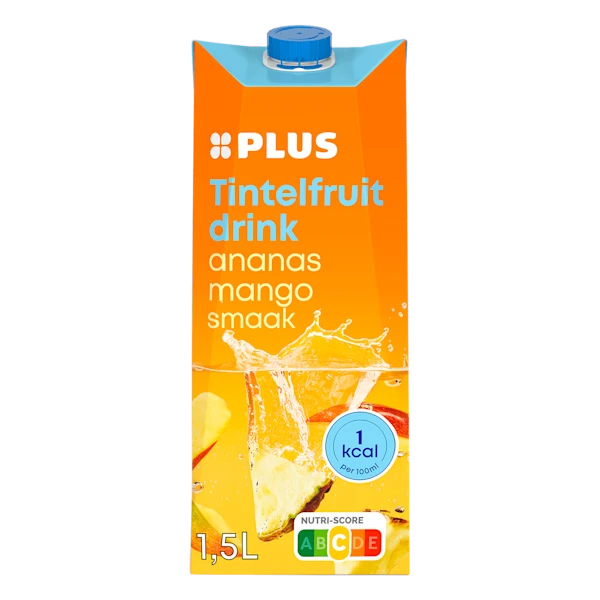PLUS Tintelfruit 1kcal ananas mango