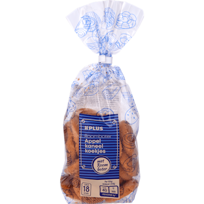 Roomboterkoekje appel kaneel