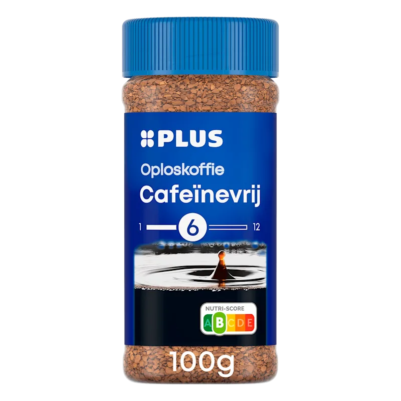 PLUS Oploskoffie cafeïnevrij