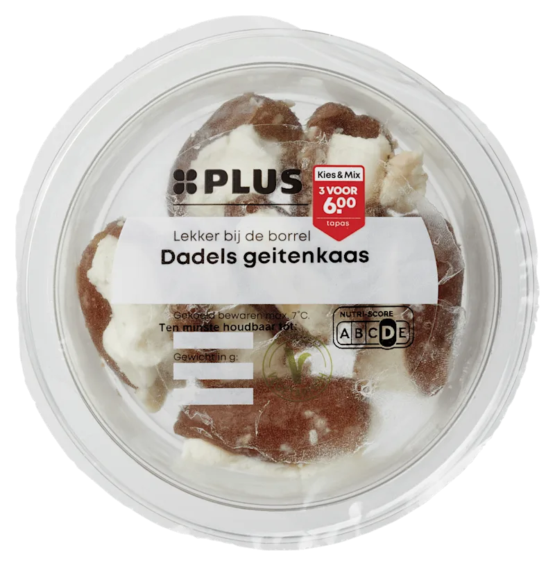 PLUS Dadels geitenkaas